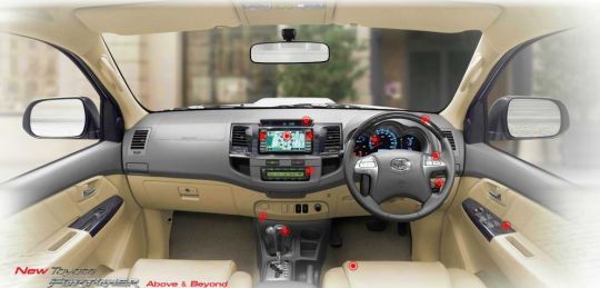 new 2016, 2017 2013 Toyota Fortuner dashboard